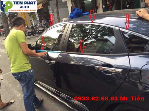 be buoc chan co den cho honda civic 2017